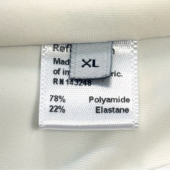 Reformation Cali Bikini Swimsuit Top White Unpadded Size XL - Picture 4 of 6